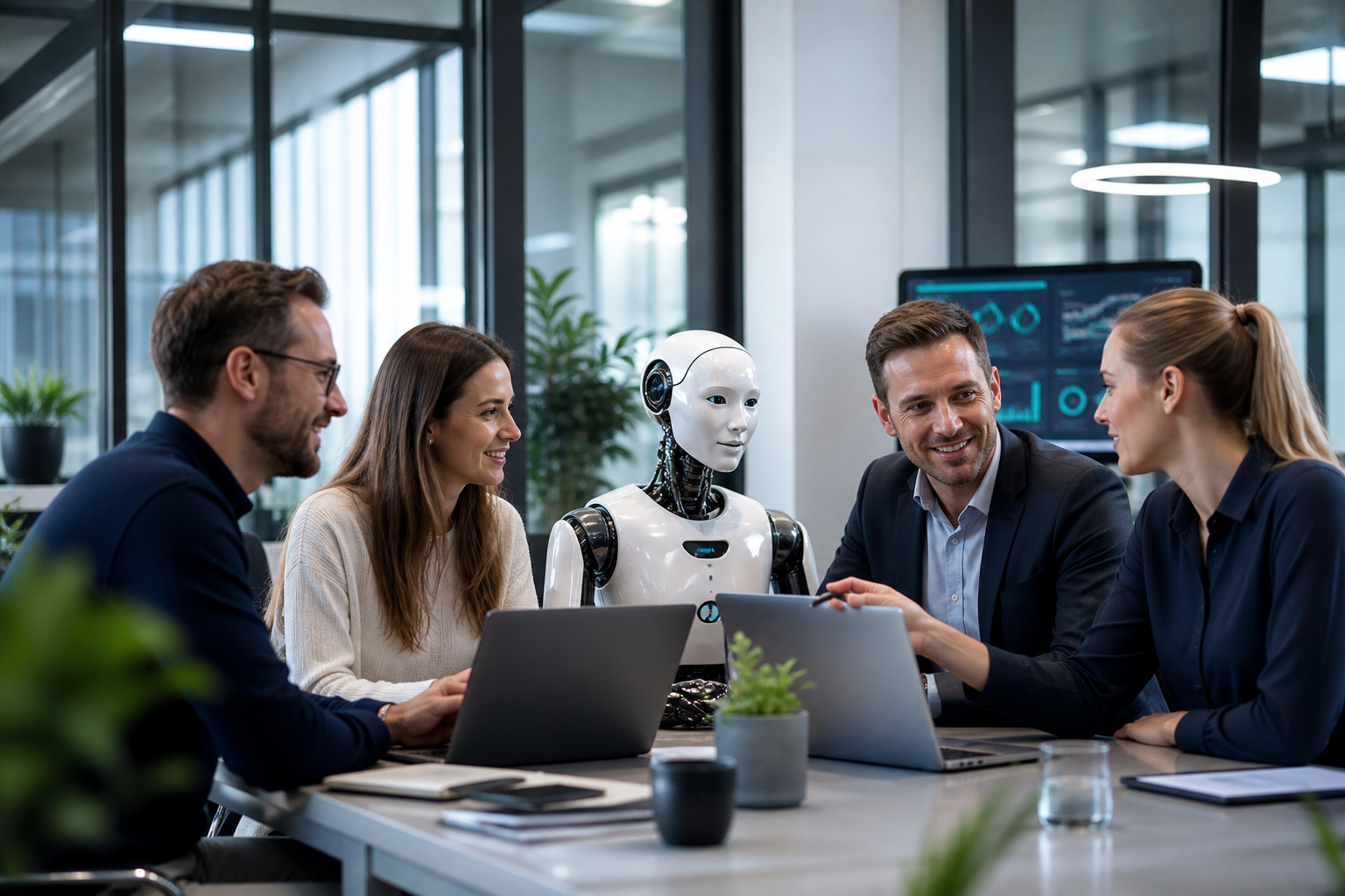 mendex.ai team collaborating with AI technology